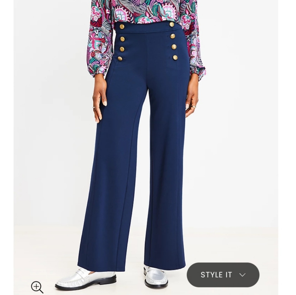 Ann Tylor Loft Sailor Pants